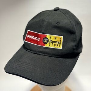 3/$30 | Finning/CAT Rental Store Strapback Baseball Cap - Black